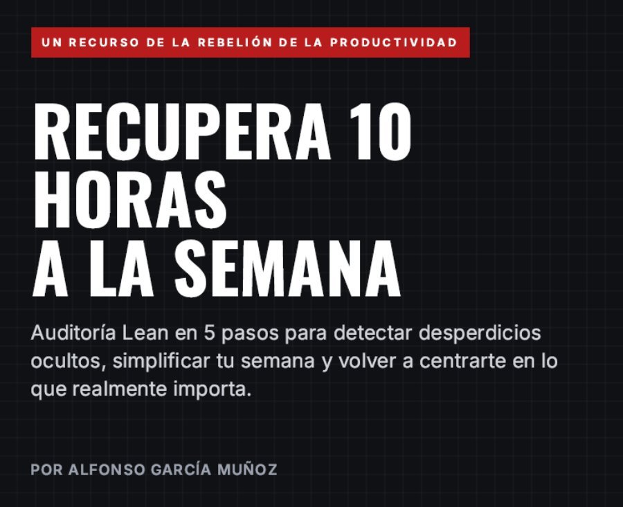 Auditoría Lean — Recupera 10 horas a la semana